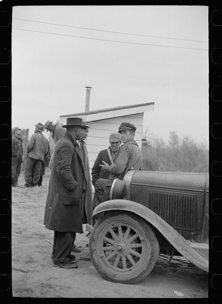 [Untitled photo, possibly related to: Evicting sharecroppers, New Madrid County, Missouri]. Sourced from the Library of…
