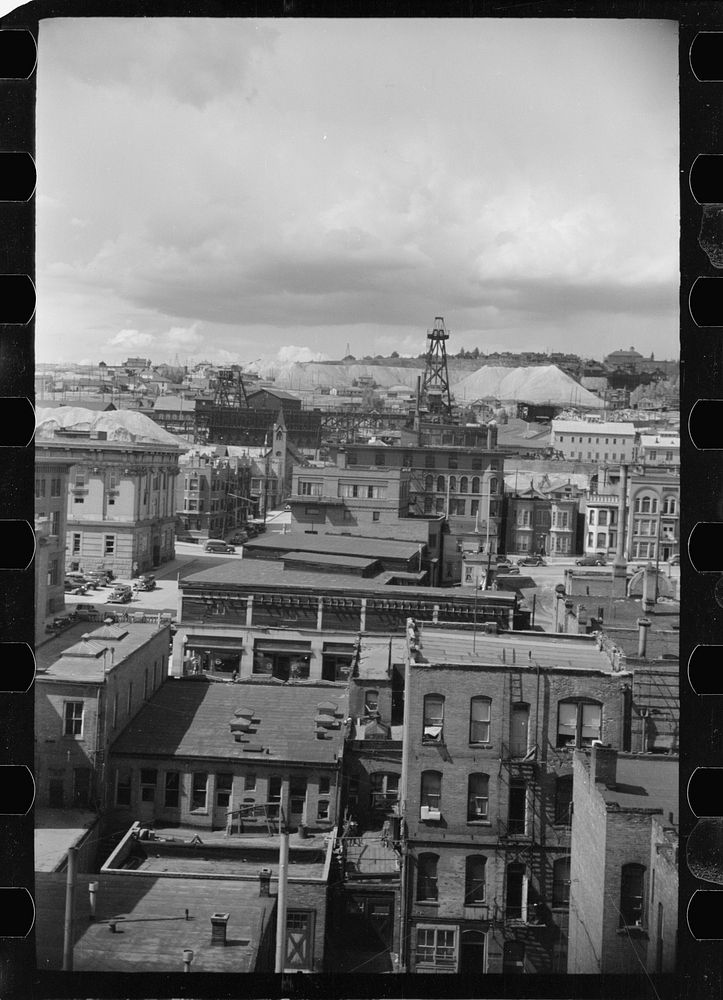 [Untitled photo, possibly related to: View from center of town, Butte, Montana]. Sourced from the Library of Congress.