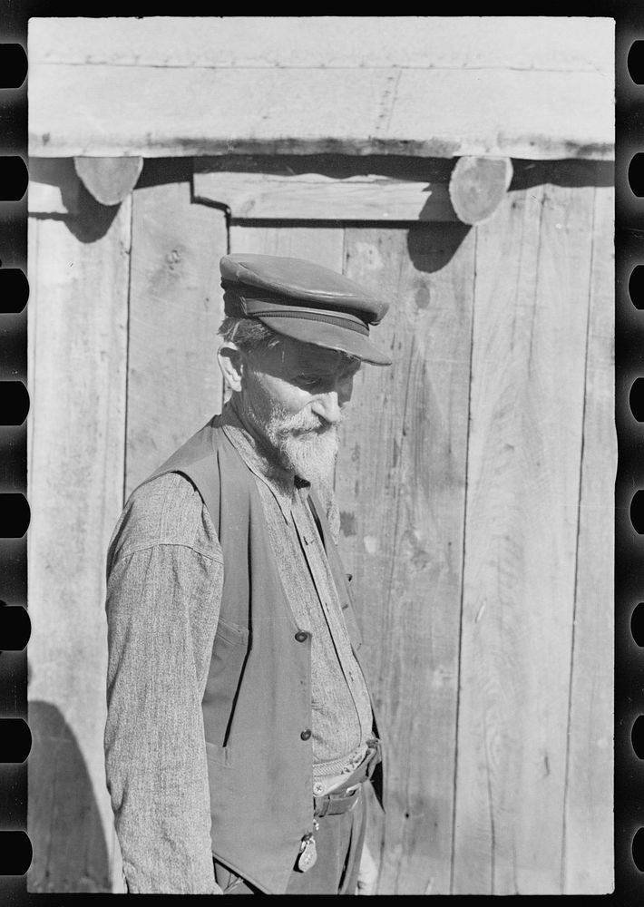 [Untitled photo, possibly related to: Settler, eighty years old, whose property has been optioned by the government, Garrett…