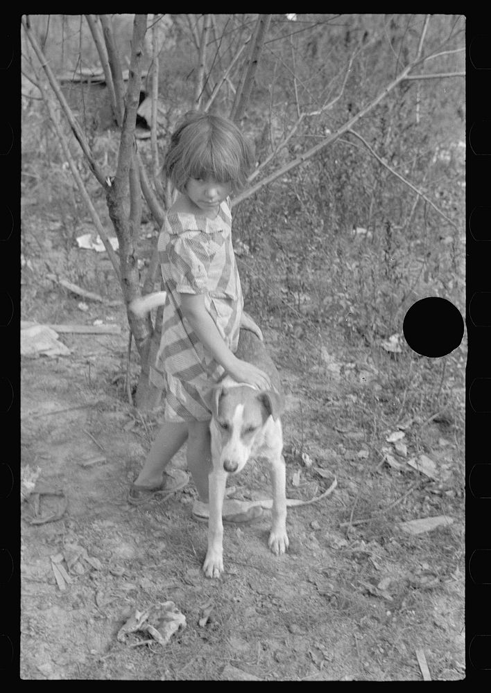 [Untitled photo, possibly related to: One of eight children whose family has been on relief for eighteen months, Brown…