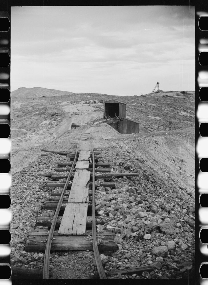 Abandoned mine. Goldfield, Nevada. Sourced from the Library of Congress.