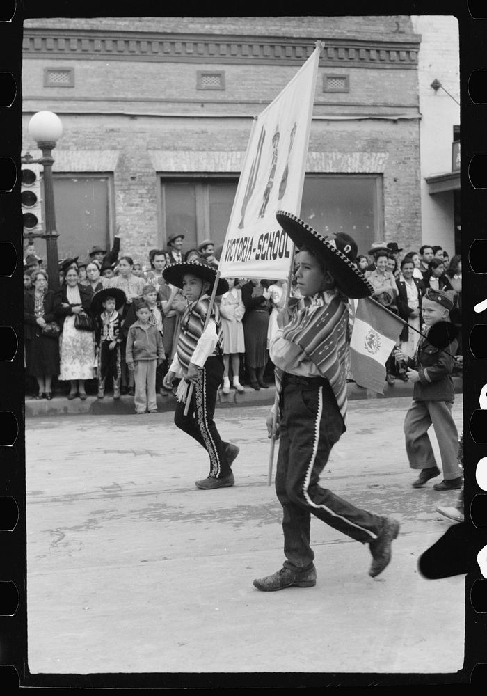 Children's parade, Charro Days, Brownsville, Texas. Sourced from the Library of Congress.