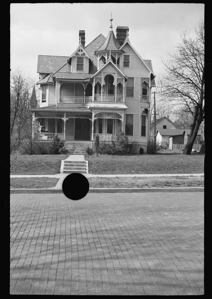 [Untitled photo, possibly related to: Small-town home example of "American baroque," Jackson, Ohio]. Sourced from the…