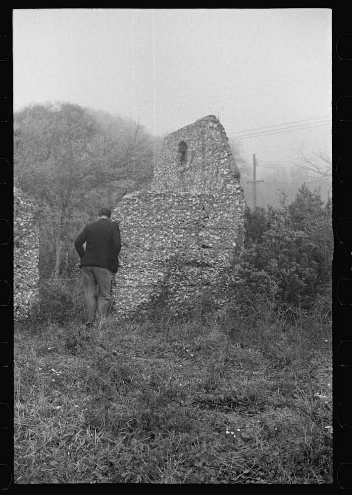 [Untitled photo, possibly related to: Tabby construction. Ruins of supposed Spanish mission, St. Marys, Georgia]. Sourced…