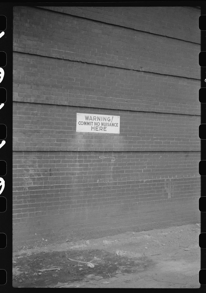 Alley, Chicago, Illinois. Sourced from the Library of Congress.