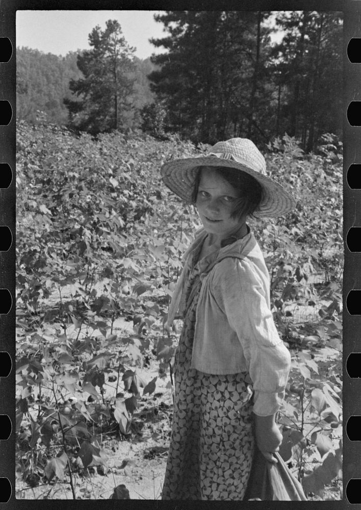 Lucille Burroughs, Hale County, Alabama. Sourced from the Library of Congress.