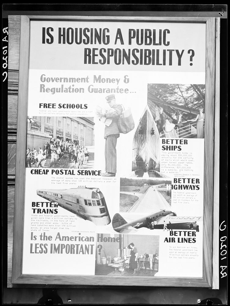 Poster by Record Section, Suburban Resettlement Administration. Sourced from the Library of Congress.