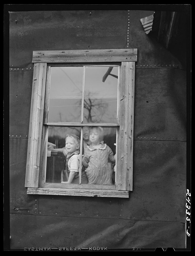 [Untitled photo, possibly related to: Lloyd and Gloria Kinney with their mother. Eden Mills, Vermont]. Sourced from the…