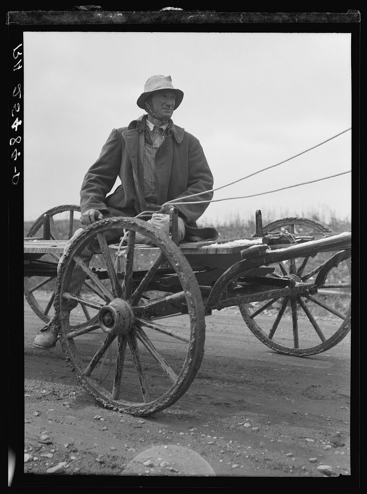 [Untitled photo, possibly related to: Farmers at Skyline Farms, Jackson County, Alabama]. Sourced from the Library of…