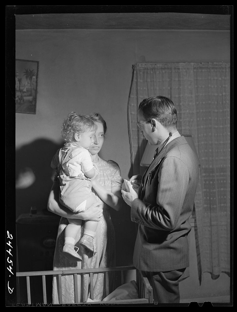 [Untitled photo, possibly related to: Dr. Tabor writing instructions for medicine for Roscoe Loupin. Dailey, West Virginia].…