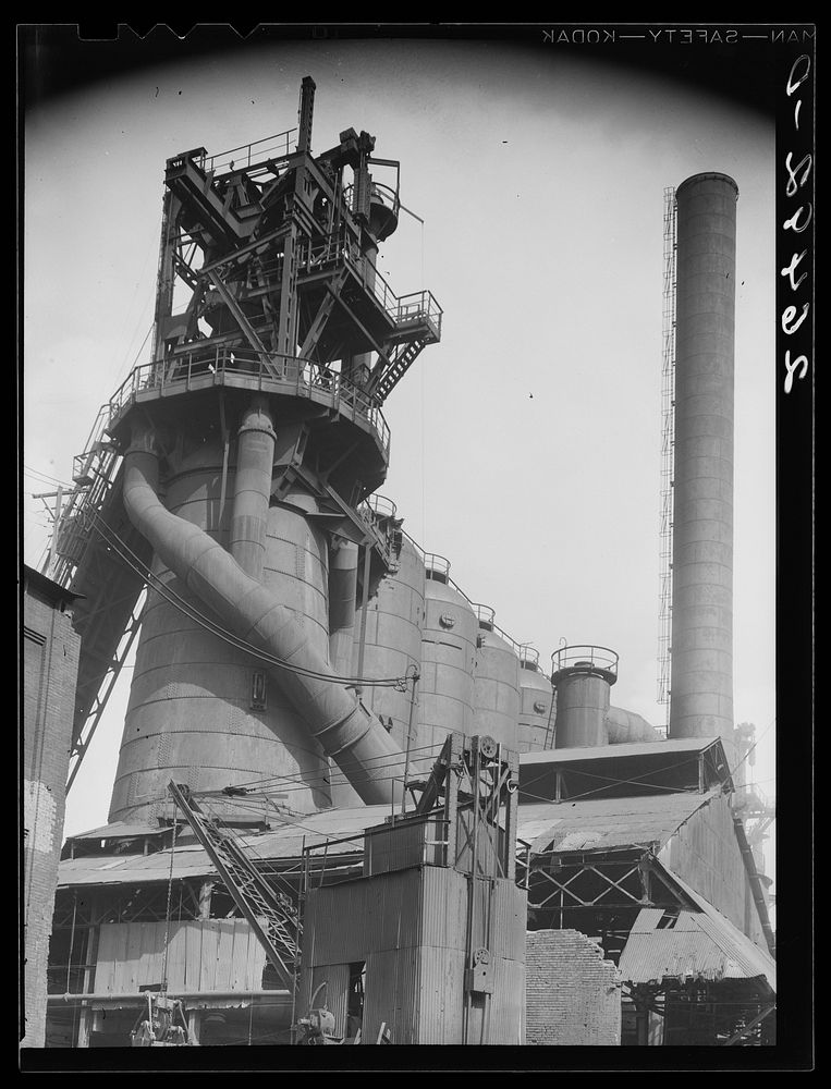 Steel mill. Pittsburgh, Pennsylvania. Sourced from the Library of Congress.