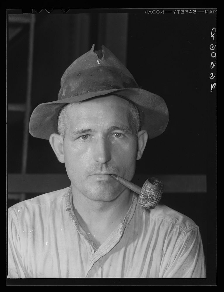 Steel worker in Pittsburgh steel mill. Pittsburgh, Pennsylvania. Sourced from the Library of Congress.