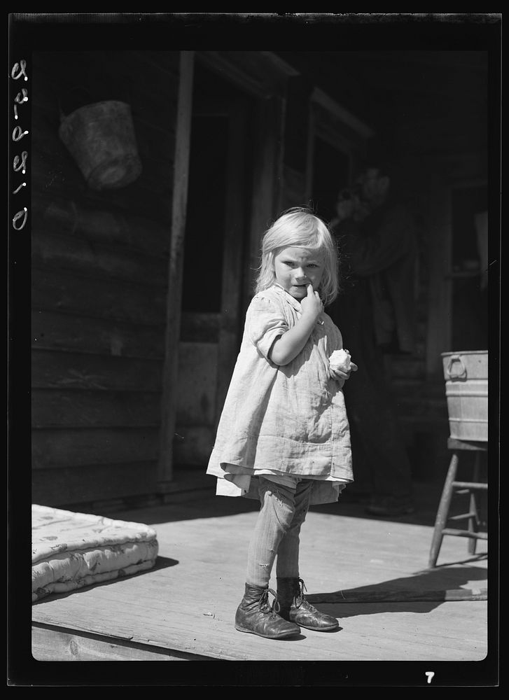 Daughter of Ellery Shufelt. Albany County, New York. Sourced from the Library of Congress.