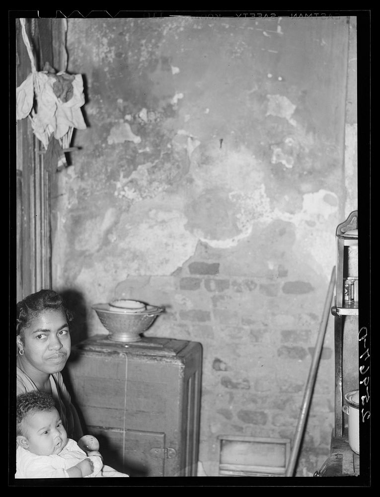 Washington, D.C. Slum interior. Sourced from the Library of Congress.