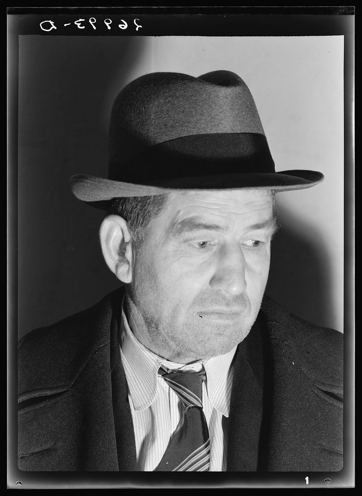 Unemployed miner. Herrin, Illinois. Sourced from the Library of Congress.