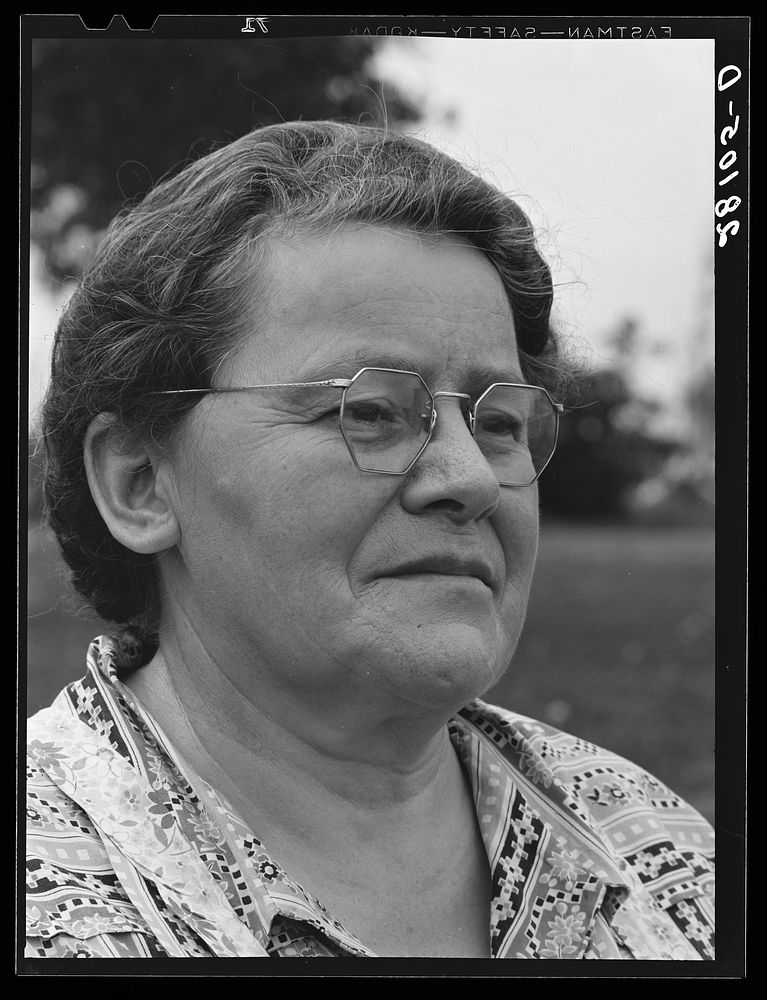 Wife of dairy farmer. Dakota County, Minnesota. Sourced from the Library of Congress.