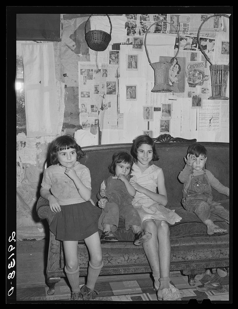 Children of tiff miner. Washington County, Missouri. Sourced from the Library of Congress.