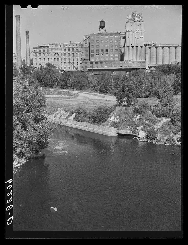 Pillsbury flour mill. Minneapolis, Minnesota. Sourced from the Library of Congress.
