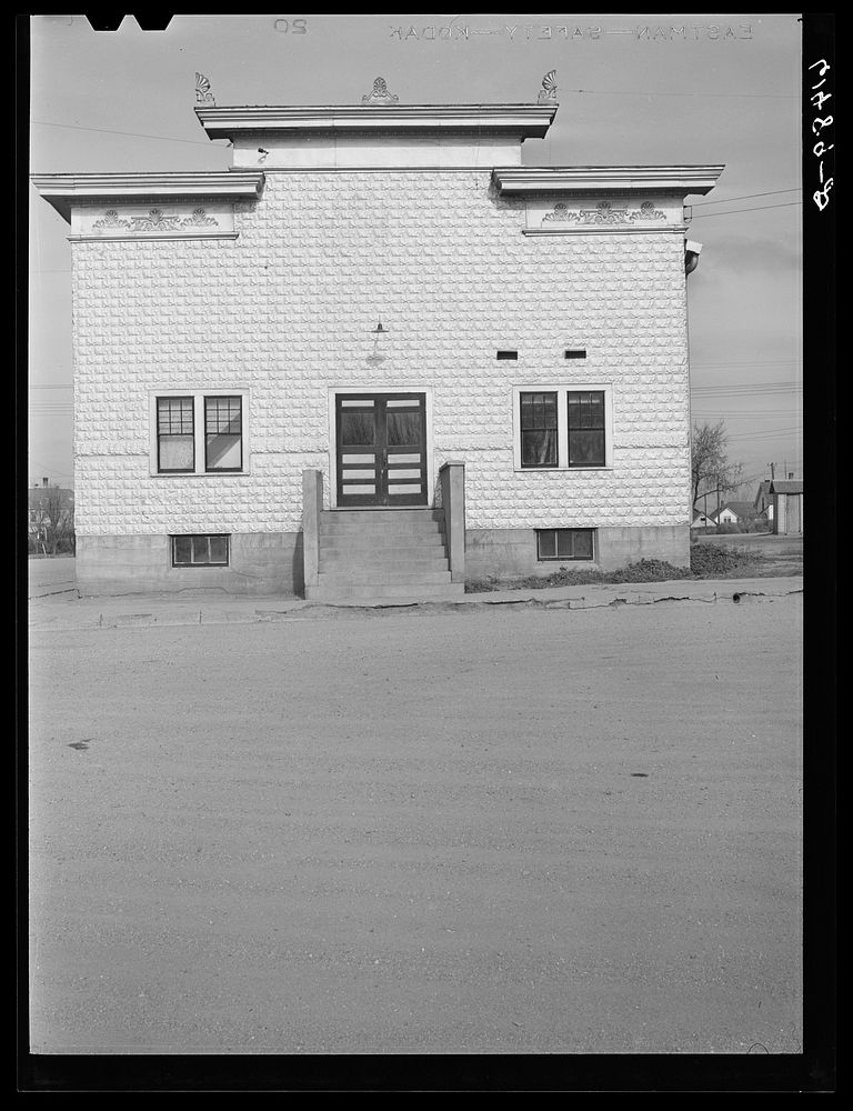 Lodge hall. Michigan, North Dakota. Sourced from the Library of Congress.