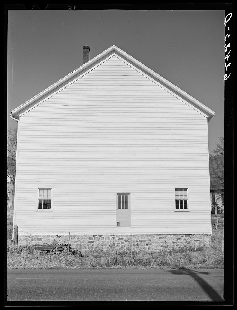 Lodge hall. Greene County, Virginia. Sourced from the Library of Congress.