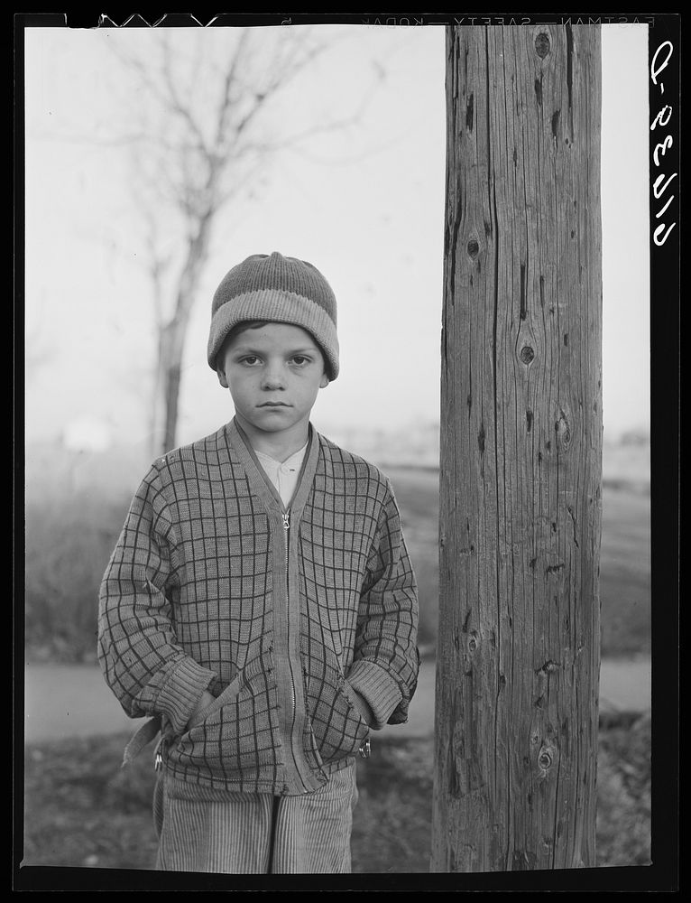 Boy who lives in Aberdeen, South Dakota. Sourced from the Library of Congress.
