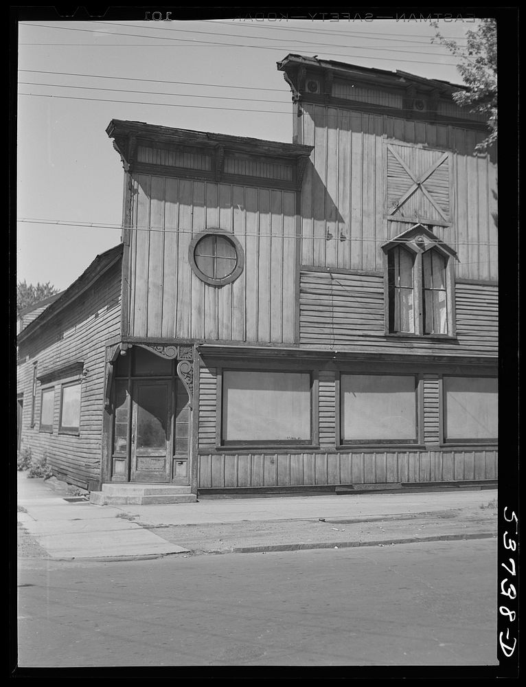 Old wholesale grocery company building. Bay City, Michigan. Sourced from the Library of Congress.