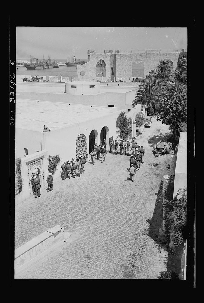 Tripoli, Libya. A street scene. Sourced from the Library of Congress.