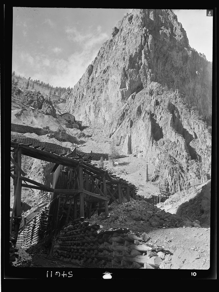 Creede, Colorado. Lead and silver mining in a former "ghost town". Sourced from the Library of Congress.