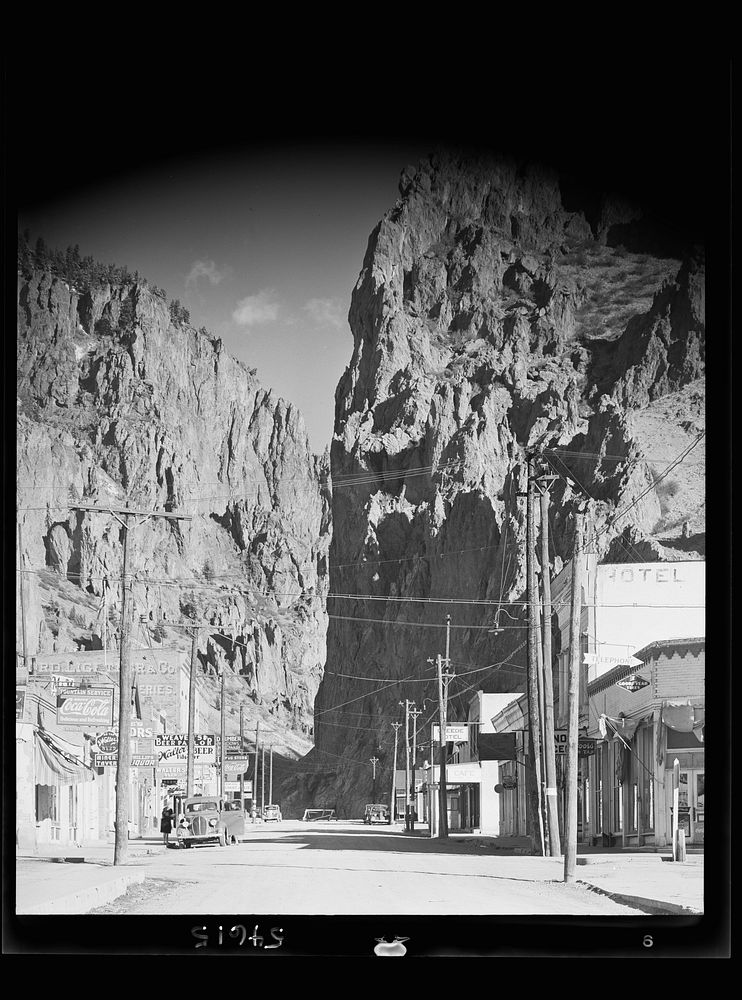 [Untitled photo, possibly related to: Creede, Colorado. Lead and silver mining in a former "ghost town"]. Sourced from the…