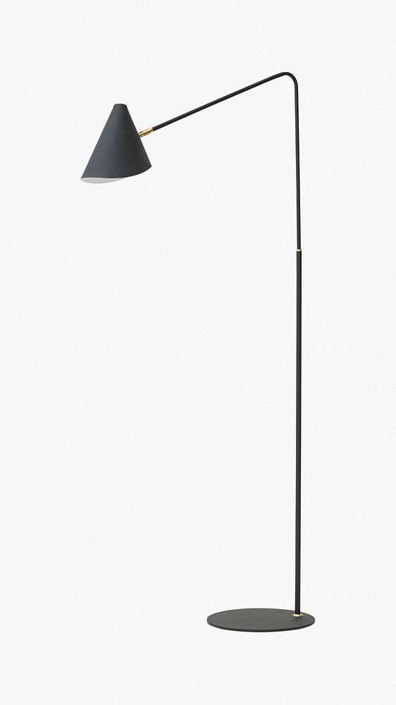Black floor lamp for home decor