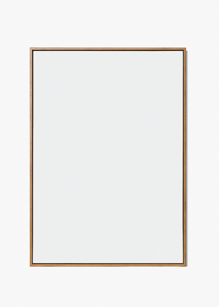 Minimal wood frame with design space