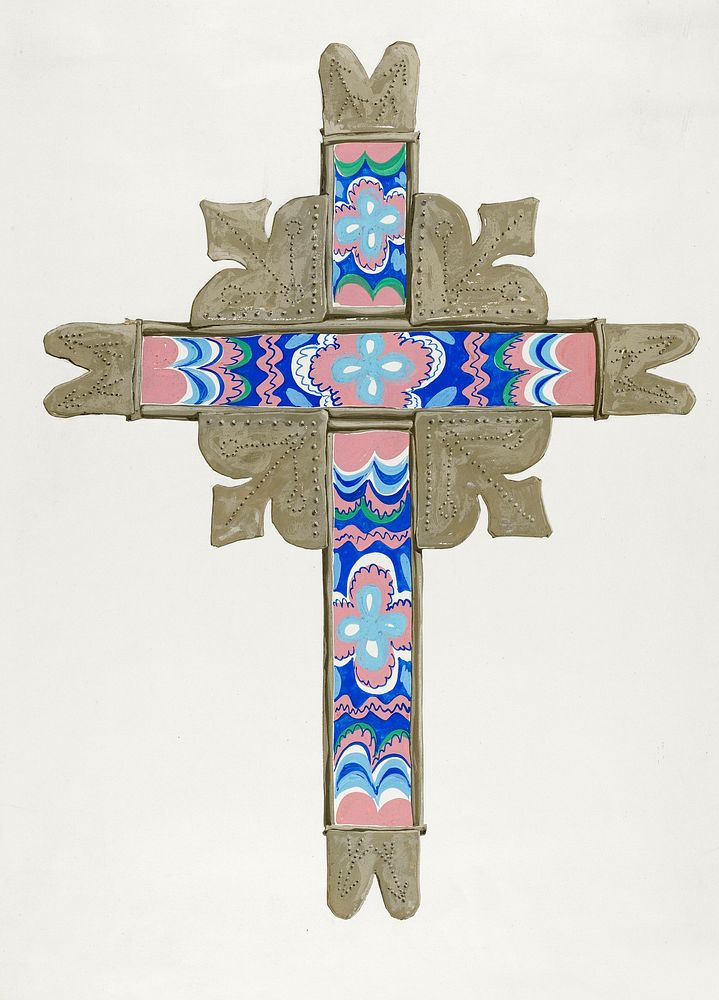 Cross (1935&ndash;1942) by Majel G. Claflin. Original from The National Gallery of Art. Digitally enhanced by rawpixel.