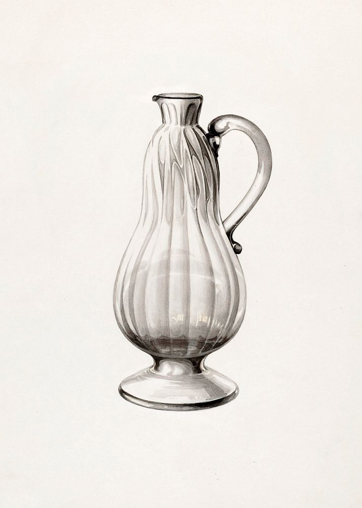 Cruet (ca. 1938) by Charles Caseau. Original from The National Gallery of Art. Digitally enhanced by rawpixel.