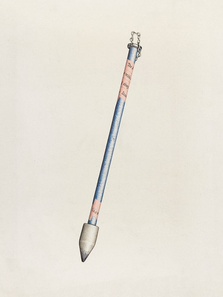 Ink Marking Pen (ca. 1940) by Edward Bashaw. Original from The National Gallery of Art. Digitally enhanced by rawpixel.