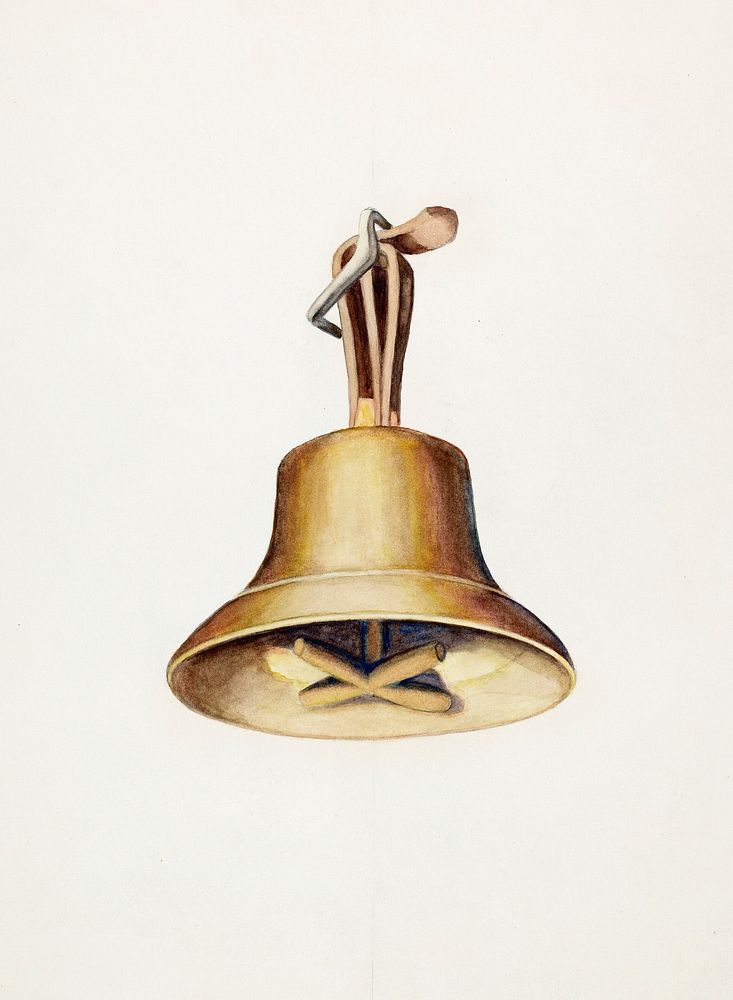 Bell (1935&ndash;1942) by unknown American 20th Century artist. Original from The National Gallery of Art. Digitally…