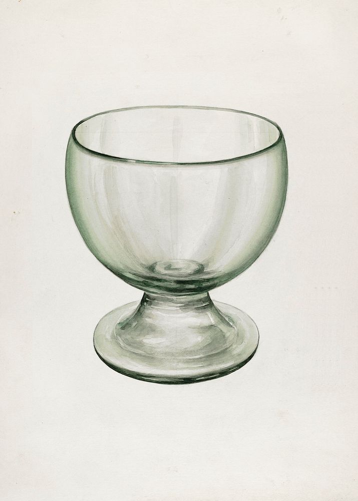 Bowl (1935&ndash;1942) by John Dana Original from The National Galley of Art. Digitally enhanced by rawpixel.