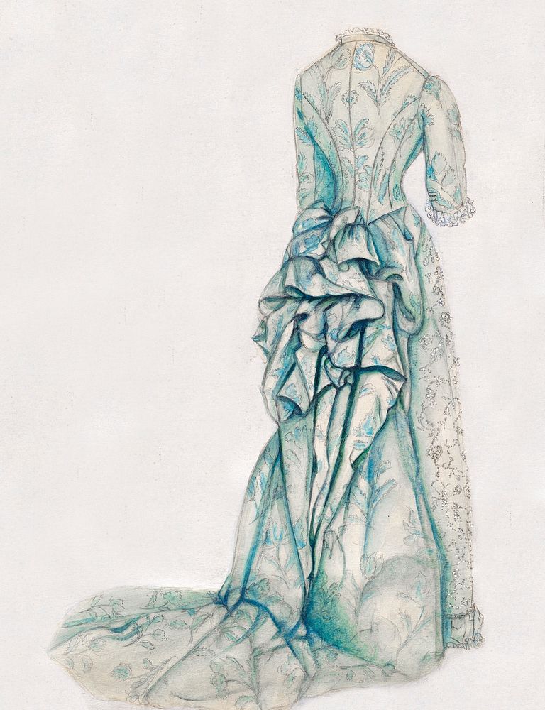 Dress (c. 1936) by Fanchon Larzelere. Original from The National Gallery of Art. Digitally enhanced by rawpixel.