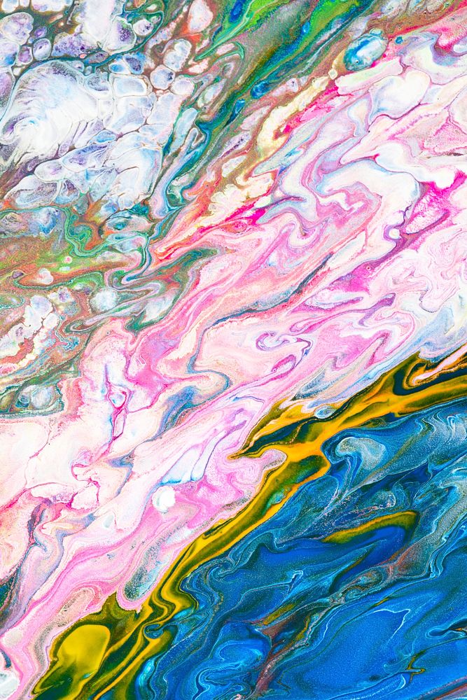 Colorful fluid art art background DIY abstract flowing texture