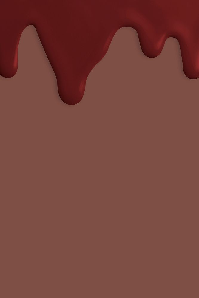 Brown dripping paint psd background