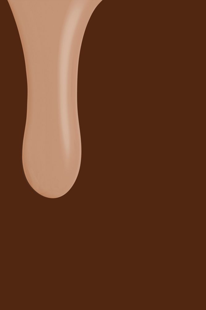 Nude dripping paint psd background in brown