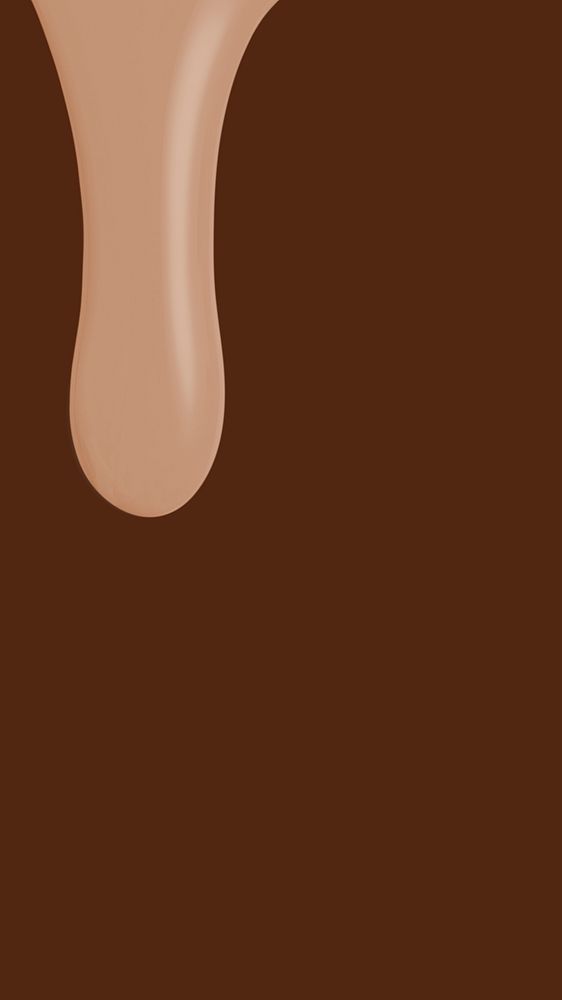 Nude dripping paint background in brown