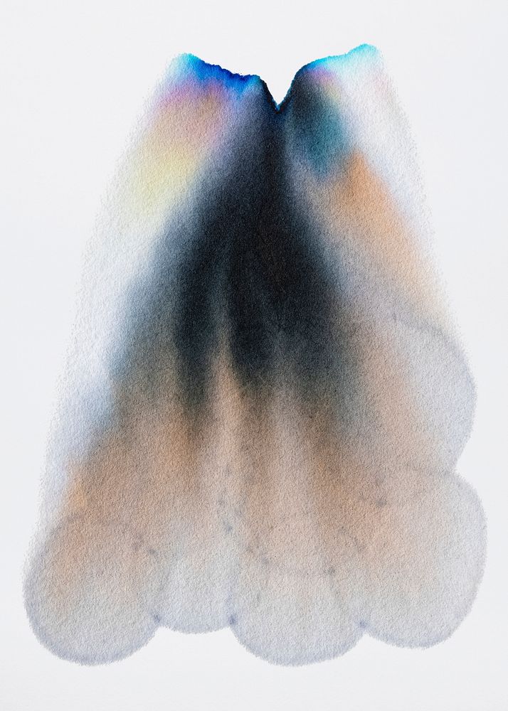 Aesthetic abstract chromatography art element