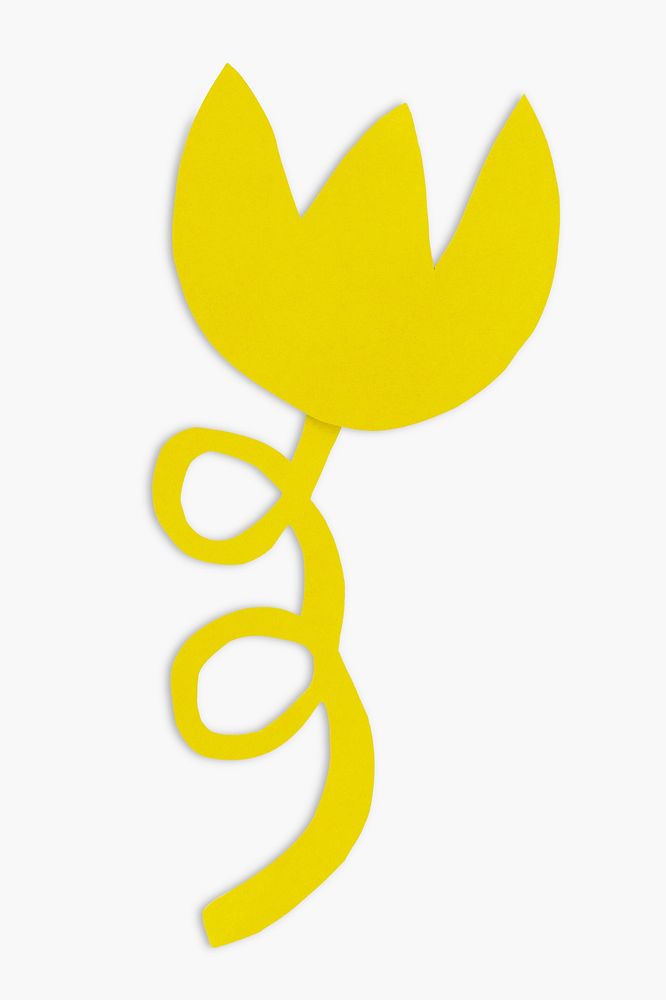 Yellow flower DIY paper craft