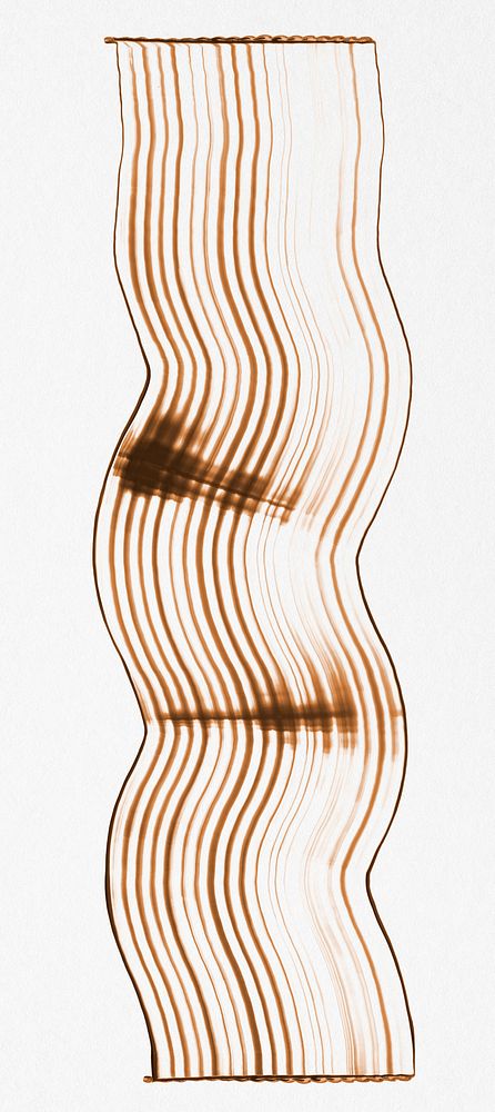 Brown comb painted texture psd striped abstract handmade shape experimental art