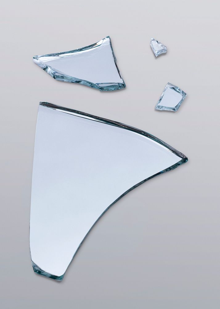 Broken mirror psd effect shard of glass