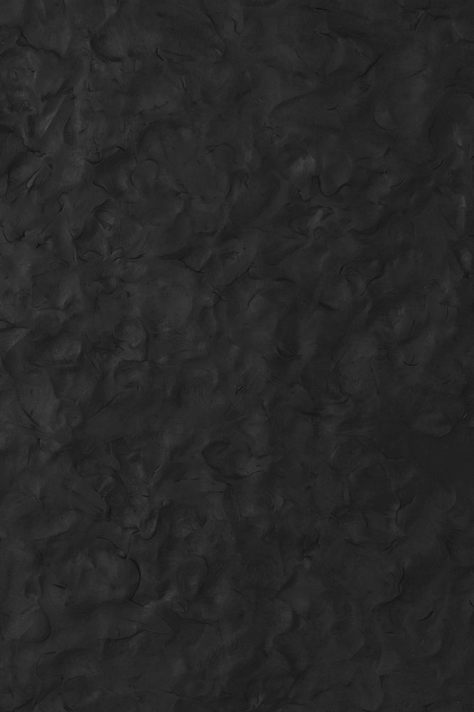 Black clay textured background in abstract DIY creative art minimal style