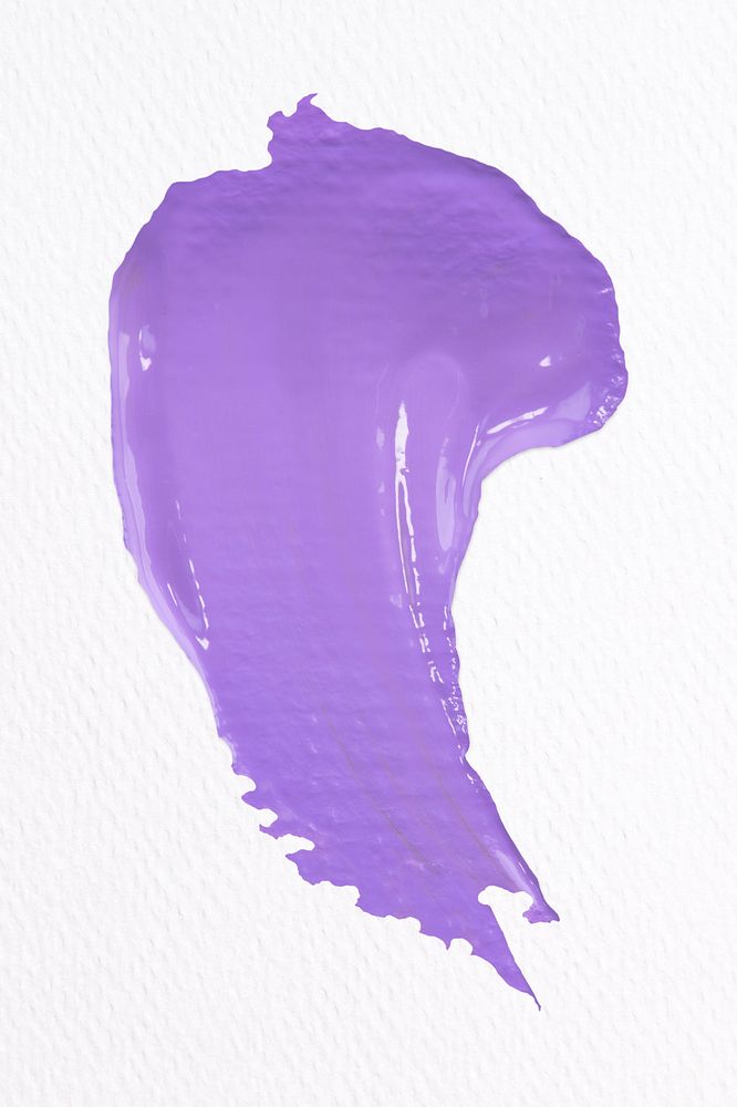 Purple paint smudge textured psd brush stroke creative art graphic