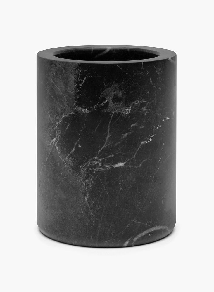 Marble plant pot psd mockup for home decor