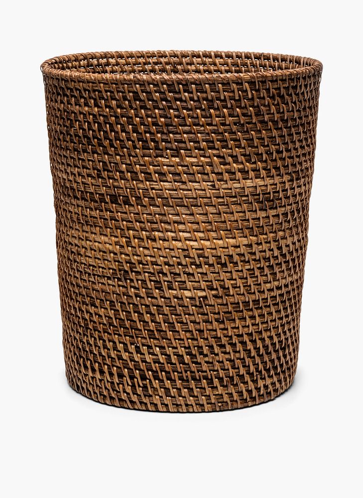 Woven basket mockup psd eco friendly houseplant pot