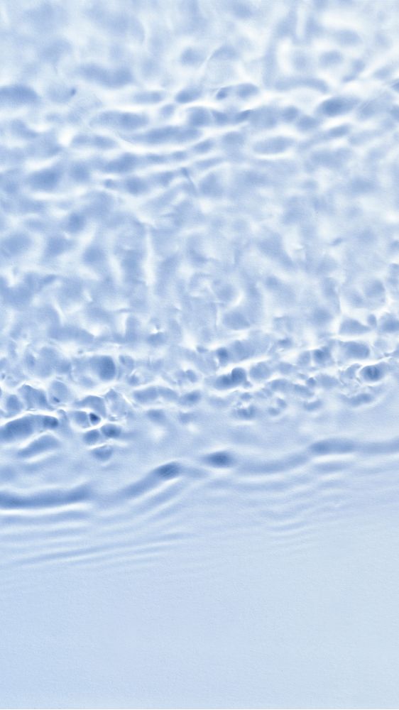 Water texture phone wallpaper, blue design